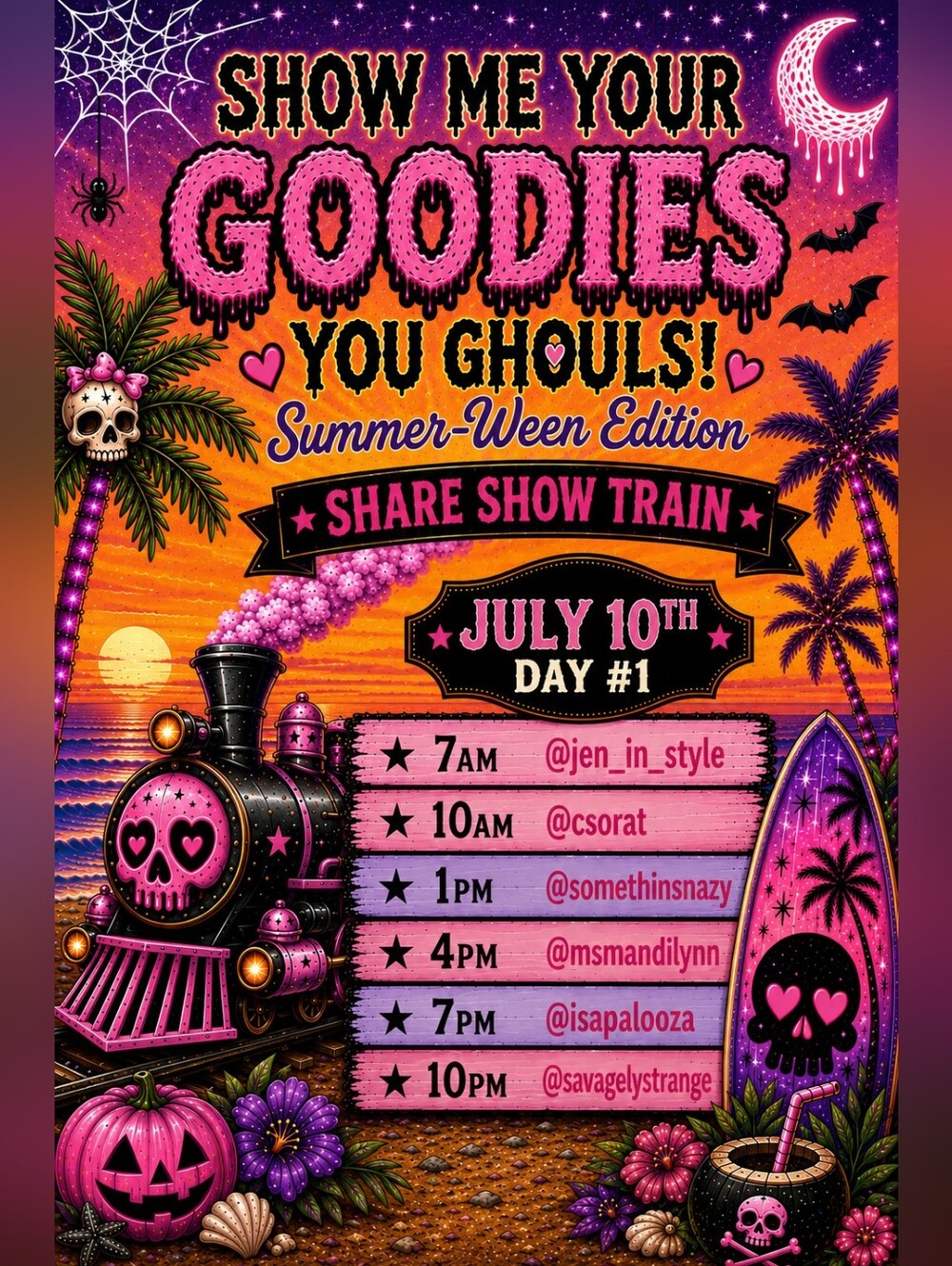 Show Me Your Goodies You Ghouls July 10 11 12 - Picture 4 of 8